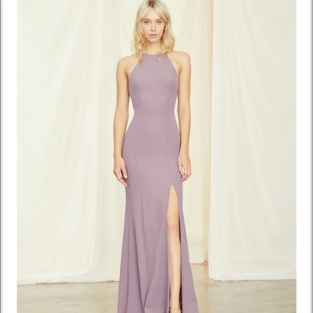Amsale Dayton Gown in Stone